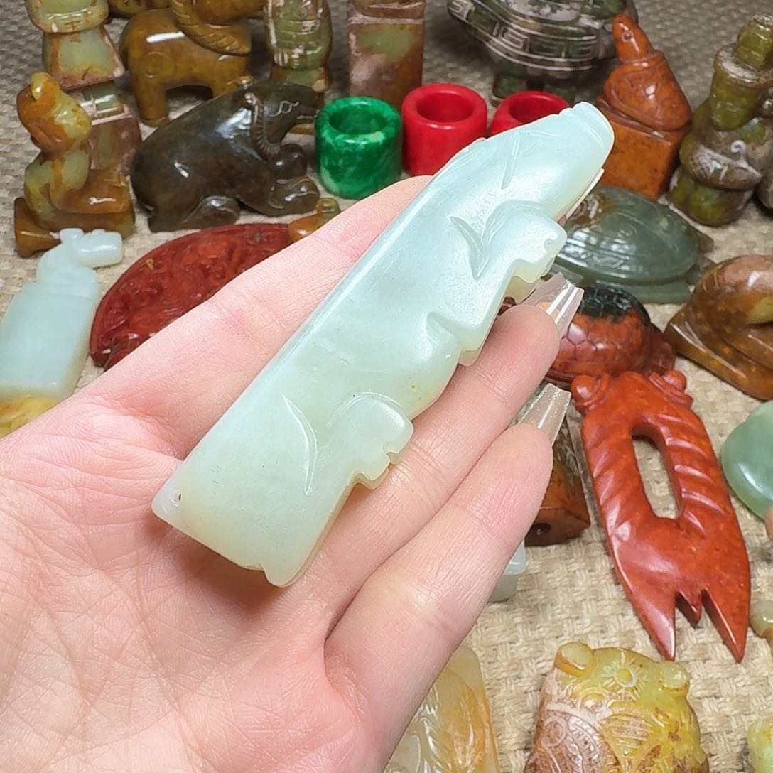 白玉菩提吊坠挂件