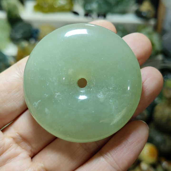 岫玉平安扣未镶嵌