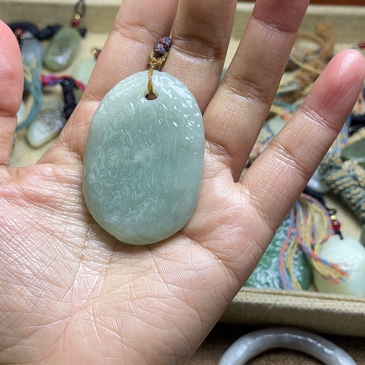 和田玉（糖玉）颈饰未镶嵌益**玛17