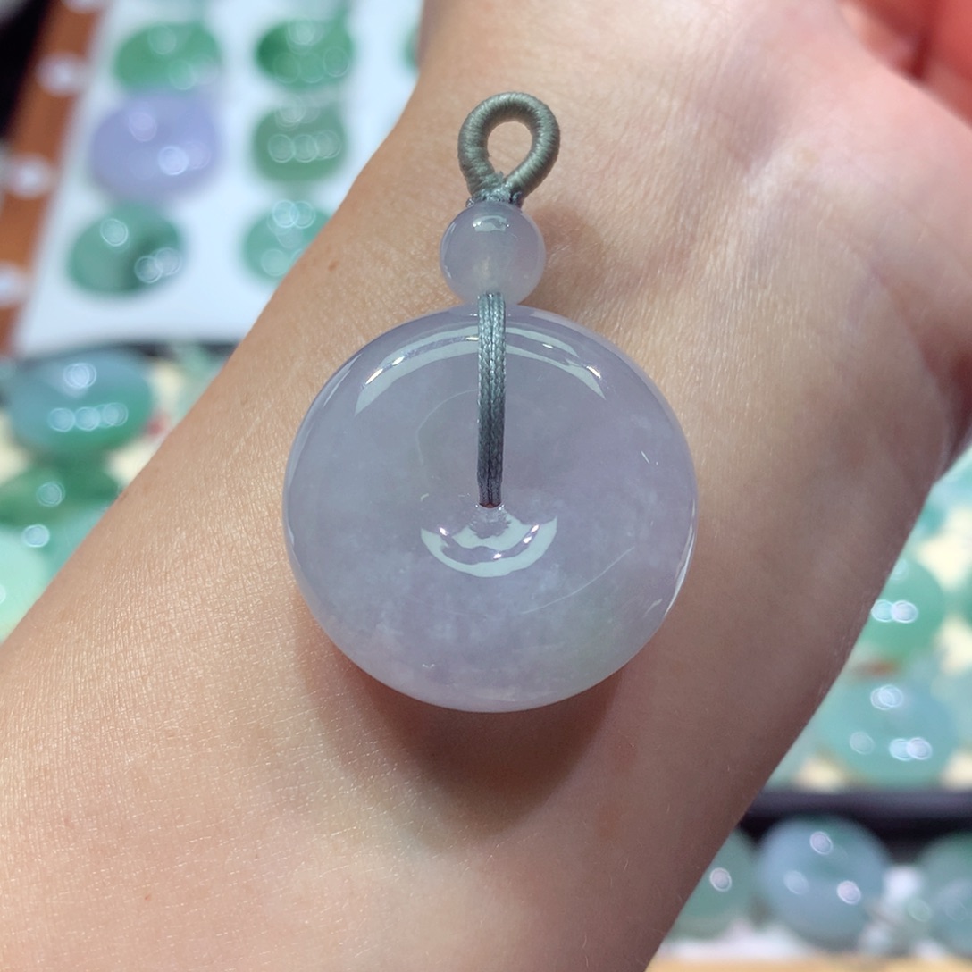 翡翠未镶嵌颈饰19尺寸26*9.7