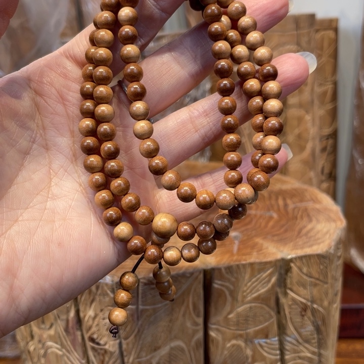 檀香木手串/手链肆**流老山檀香横纹黑肉0.6多圈