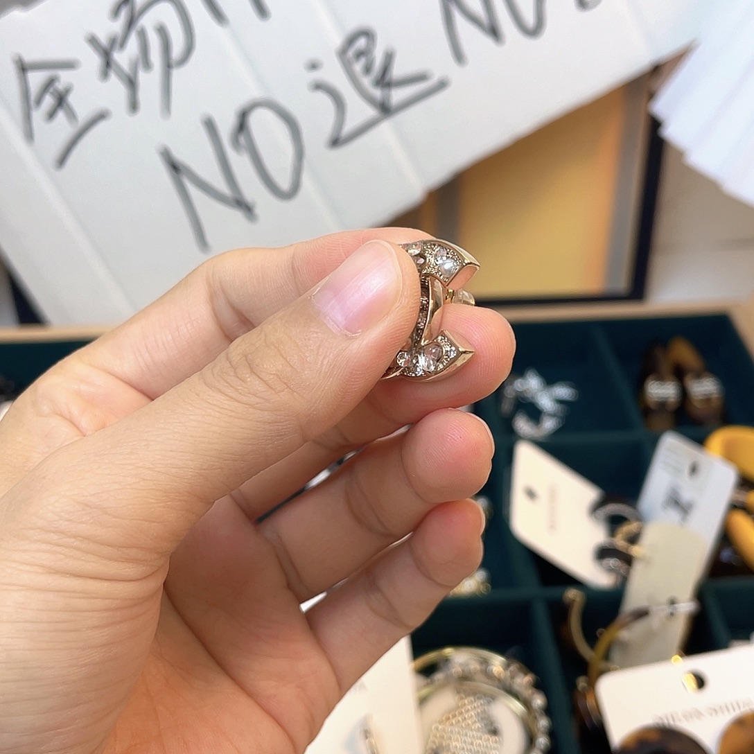 纯铜合金锆石桃心C