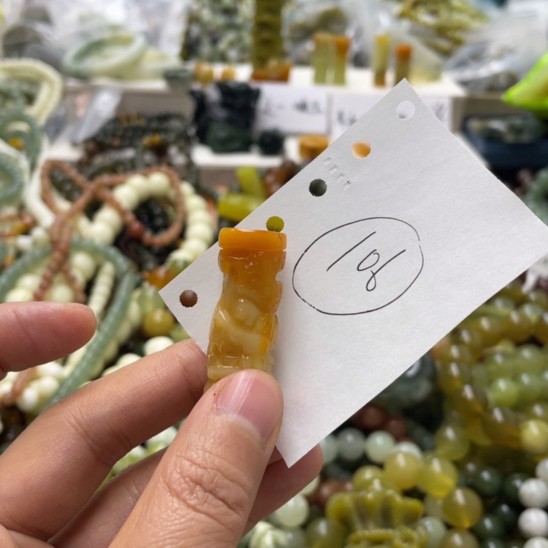 蛇纹石玉手链未镶嵌