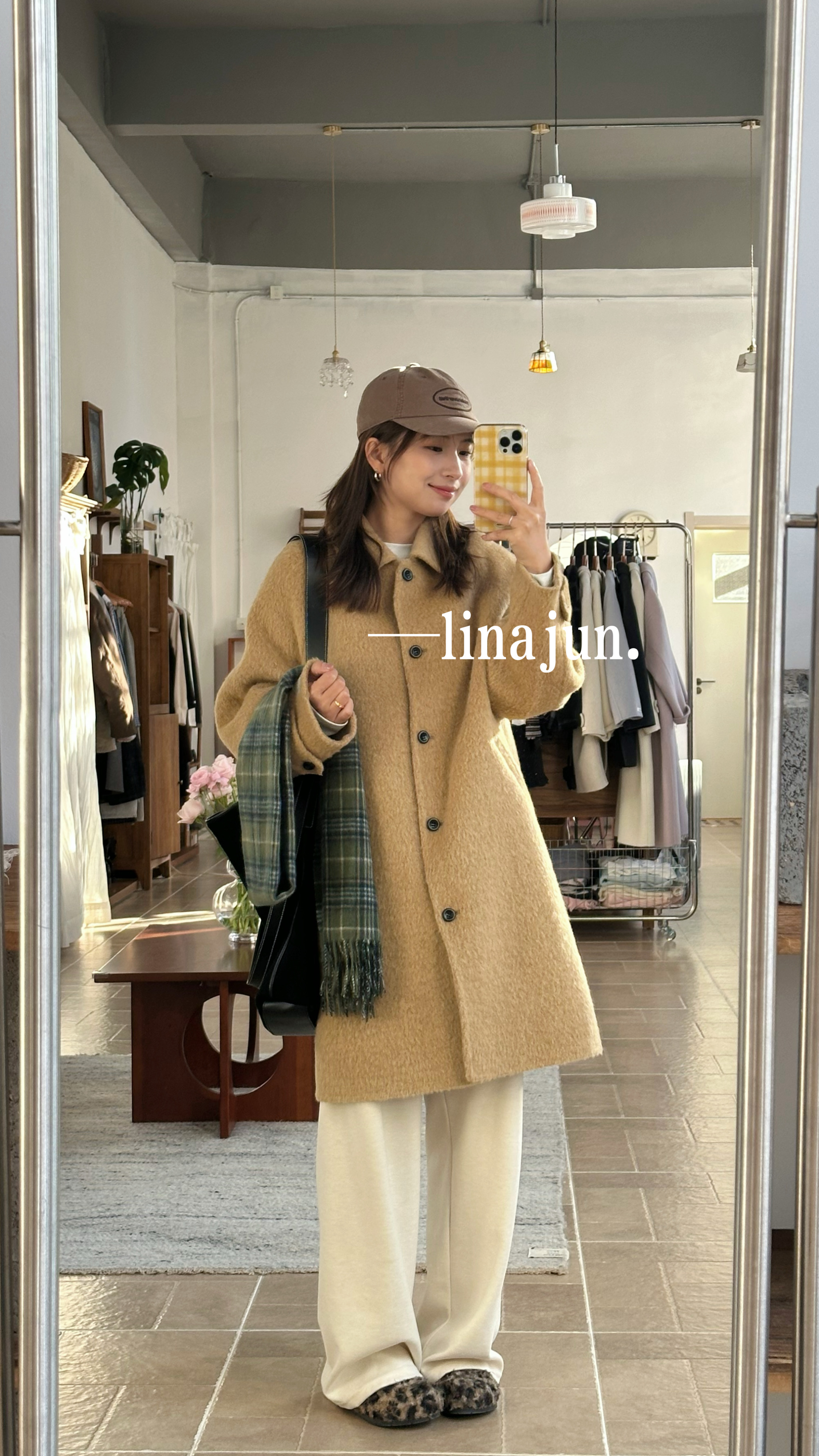 12.10秋冬新款韩系高品质气质翻领气质苏力羊驼中长款大衣