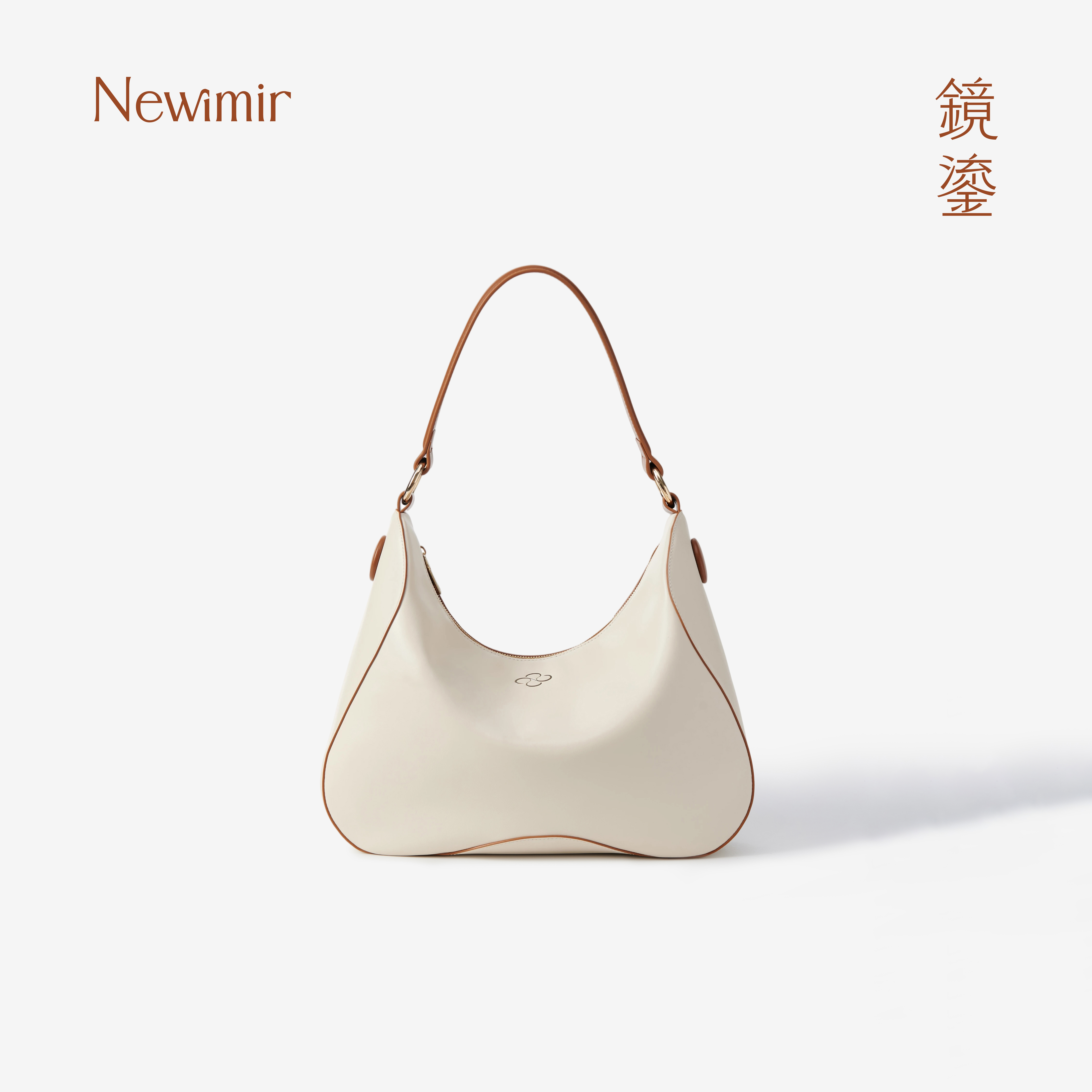 【舒卷】镜鎏Newimir行烟系列头层牛皮都市感百搭高级感手提包