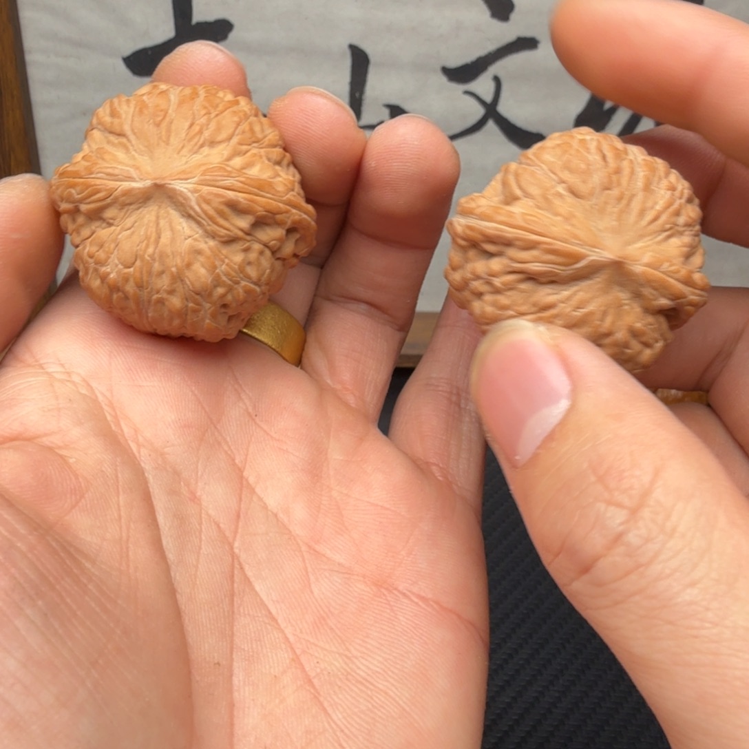 平***樂吊坠文玩核桃39平底锅