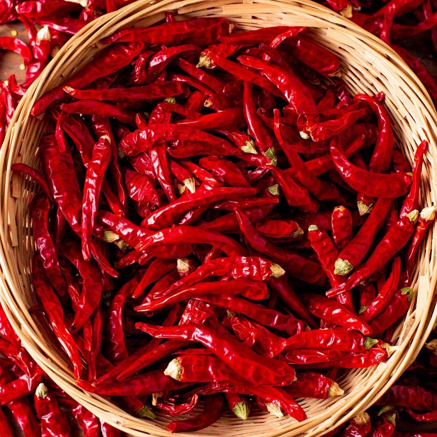  自然晾晒干辣椒人工挑选2袋农家辣椒特辣魔鬼椒微辣朝天椒小米椒