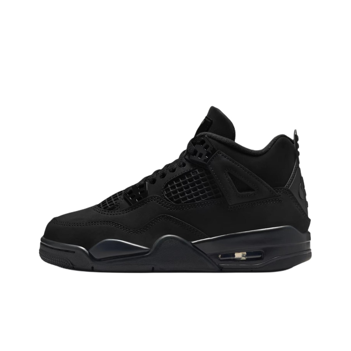 NIKE/耐克Air Jordan 4 Black Cat黑猫AJ4中帮GS篮球鞋IB4171010