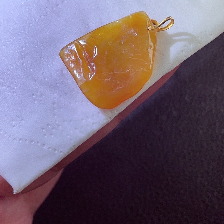 翡翠18K金镶嵌颈饰翡翠