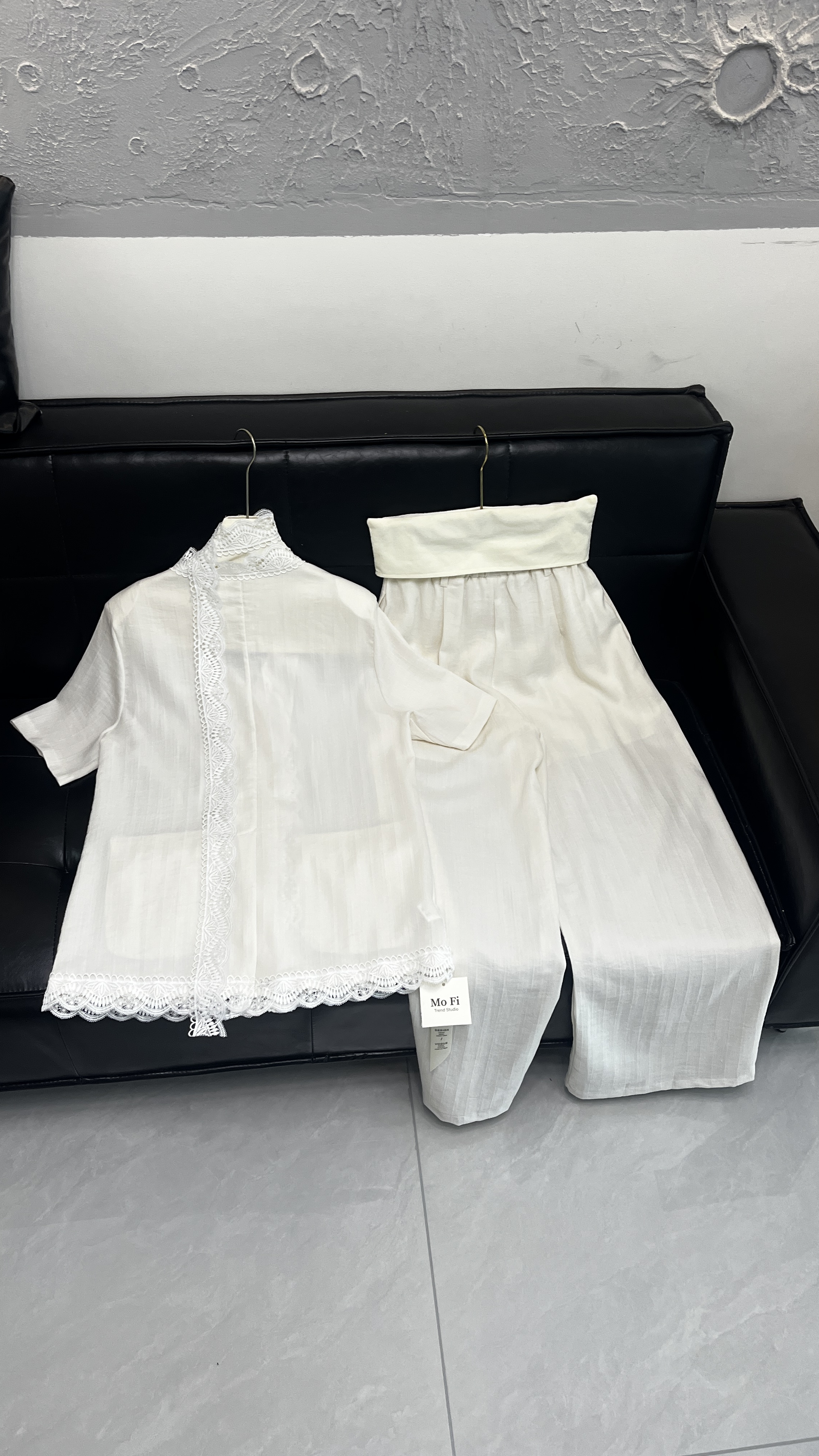 2025高级感休闲慵懒阔腿裤西装套装女夏季显瘦轻薄