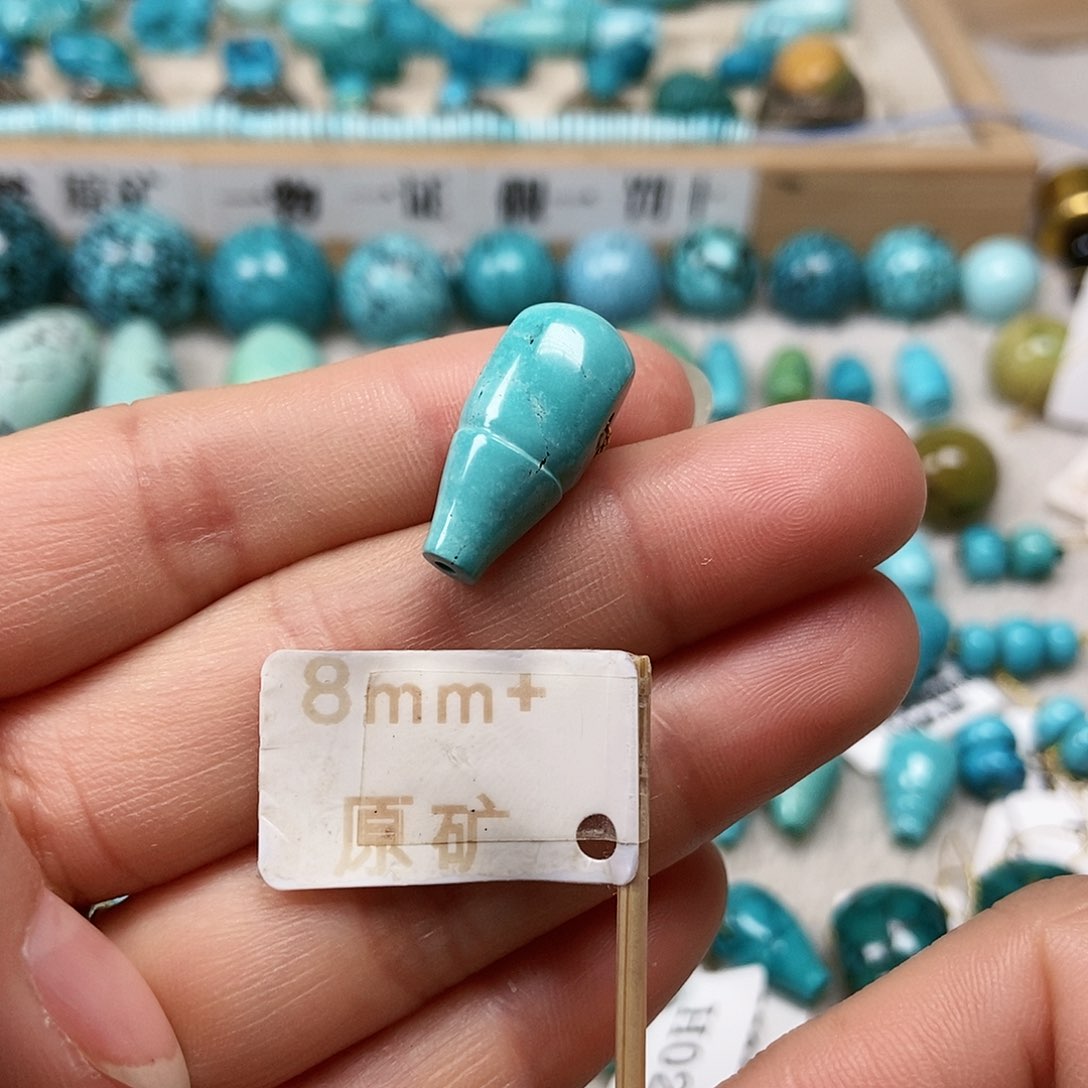 未镶嵌绿松石珠宝半成品