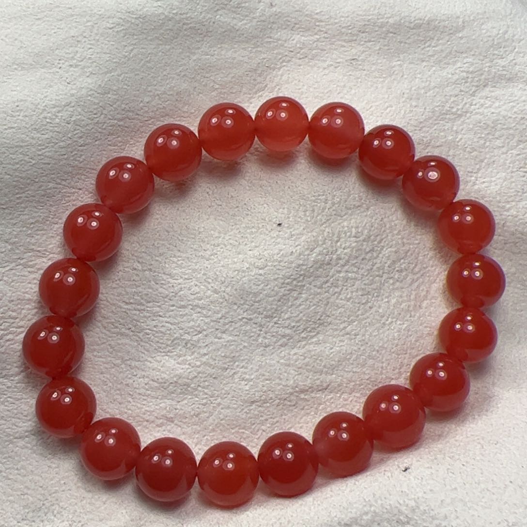 南红玛瑙手串未镶嵌