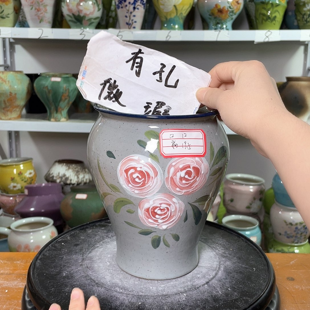 景德镇陶瓷花盆花器暇256