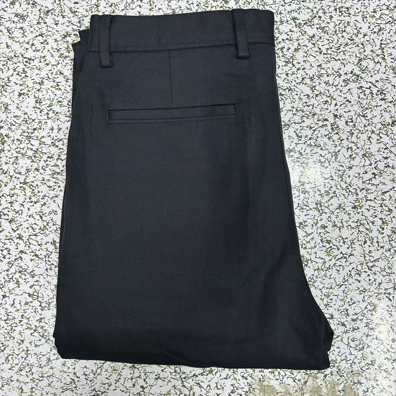 E7336 秋冬季款休闲裤裤子长裤透气纯色简约风款极简风