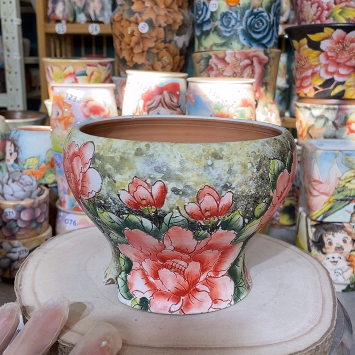 红陶景德镇艺术手绘作品