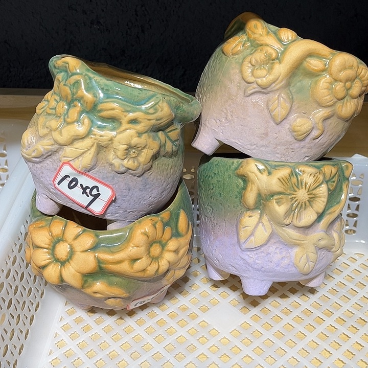 瓷片花盆多肉艺术品系列