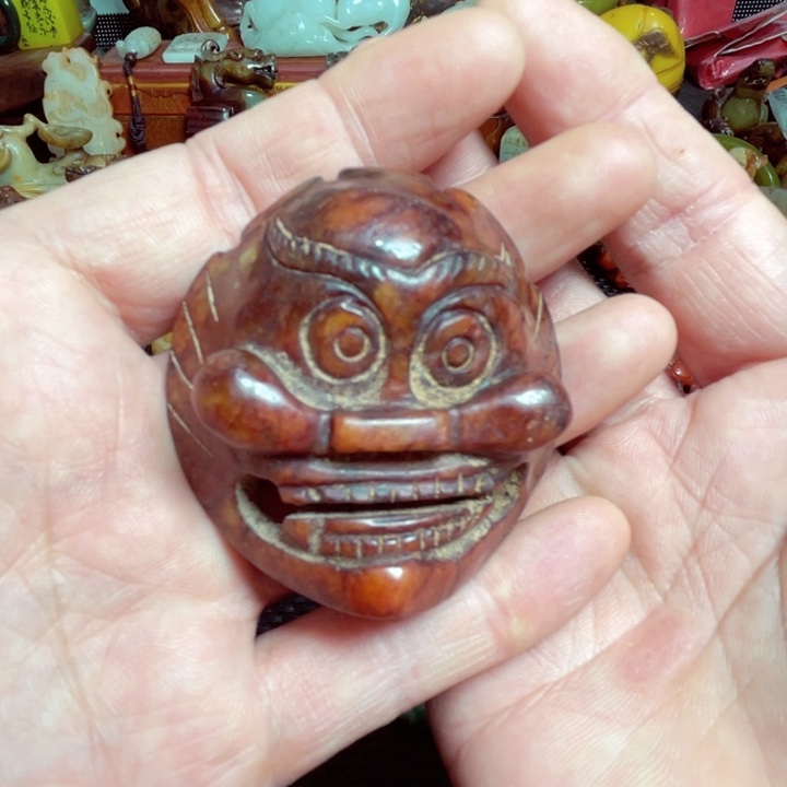 滴血莲花菩提把件