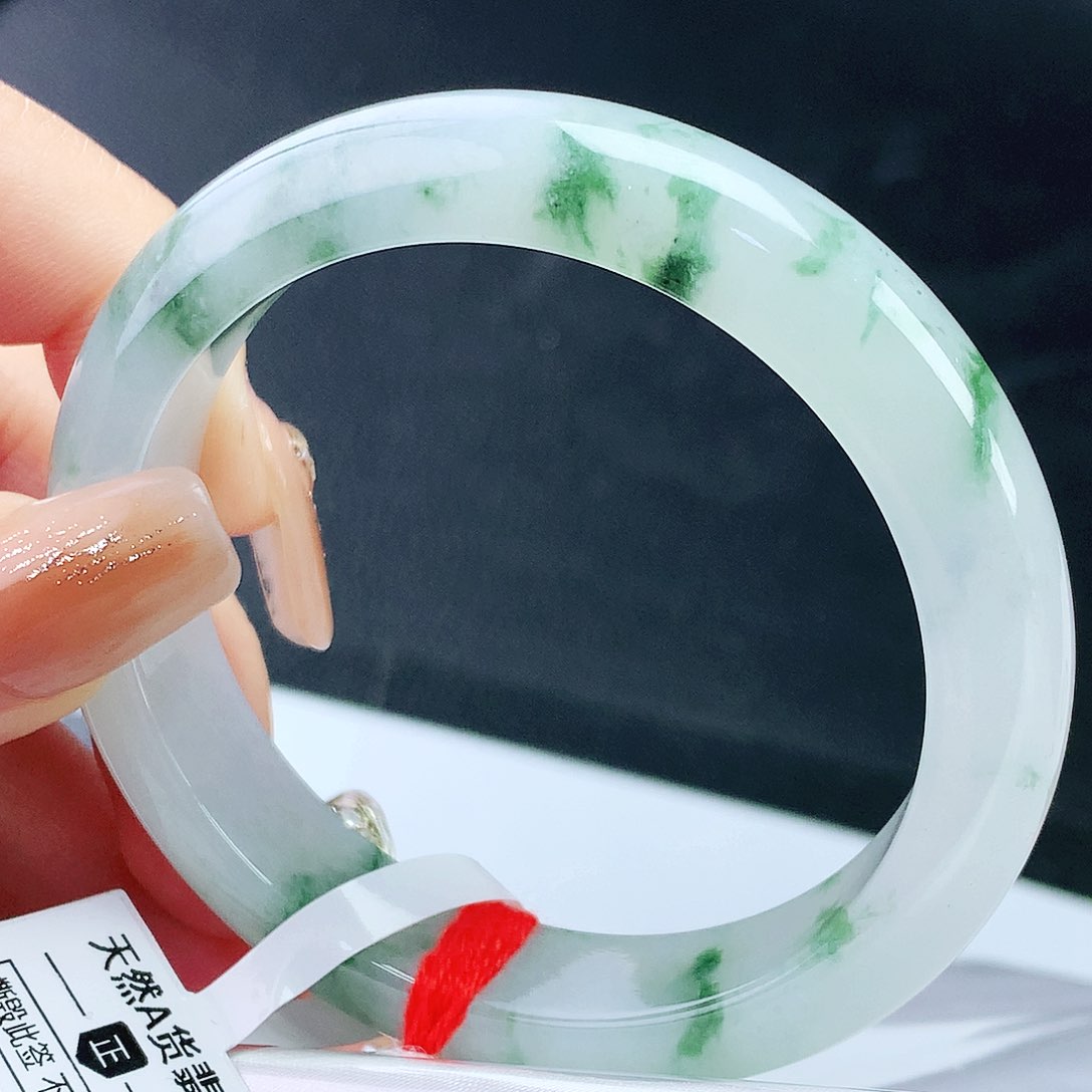 未镶嵌手镯翡翠54圈