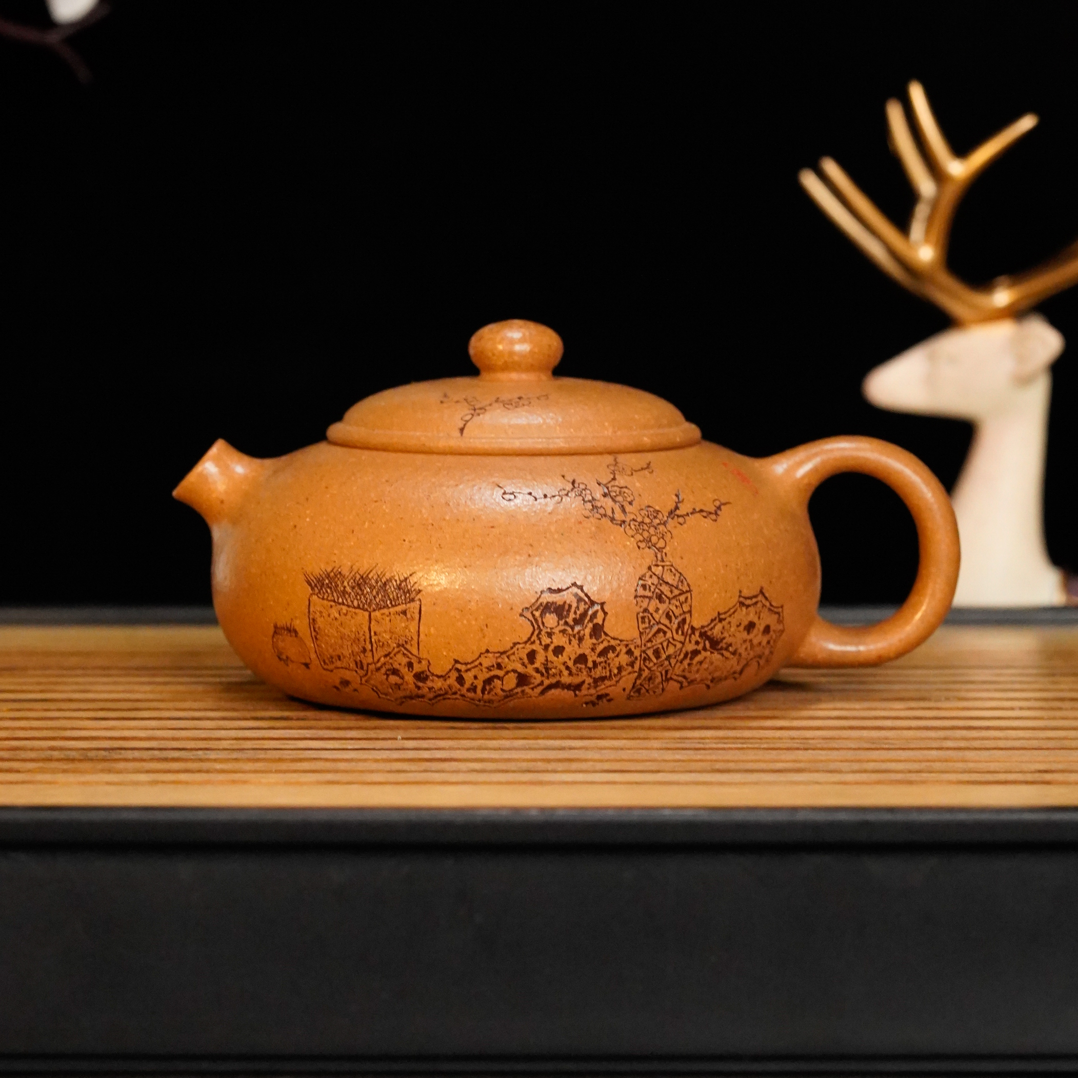 JJH-006   蒋建华  宜兴手工紫砂   寒江