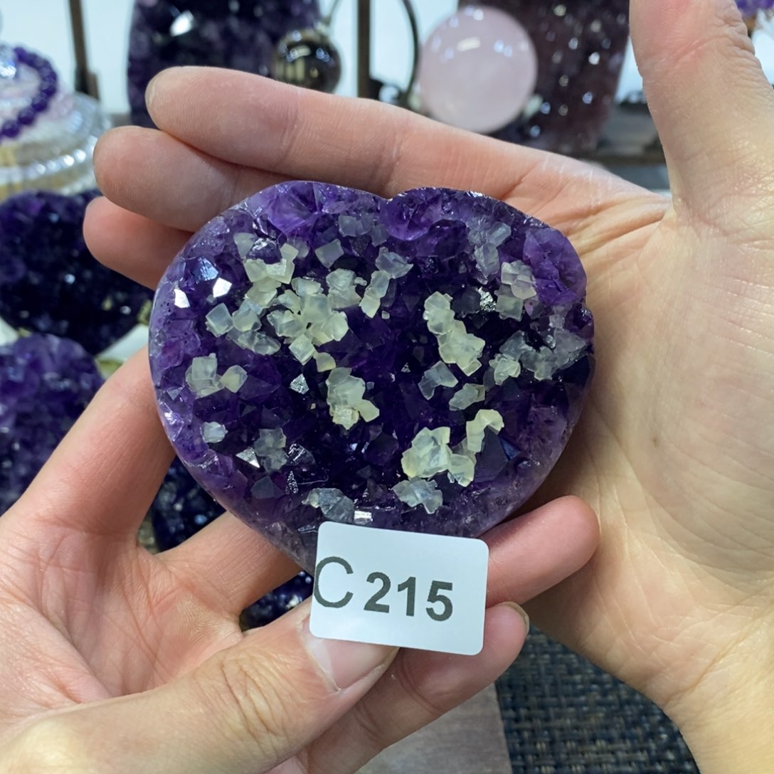 紫晶摆件摆件未镶嵌