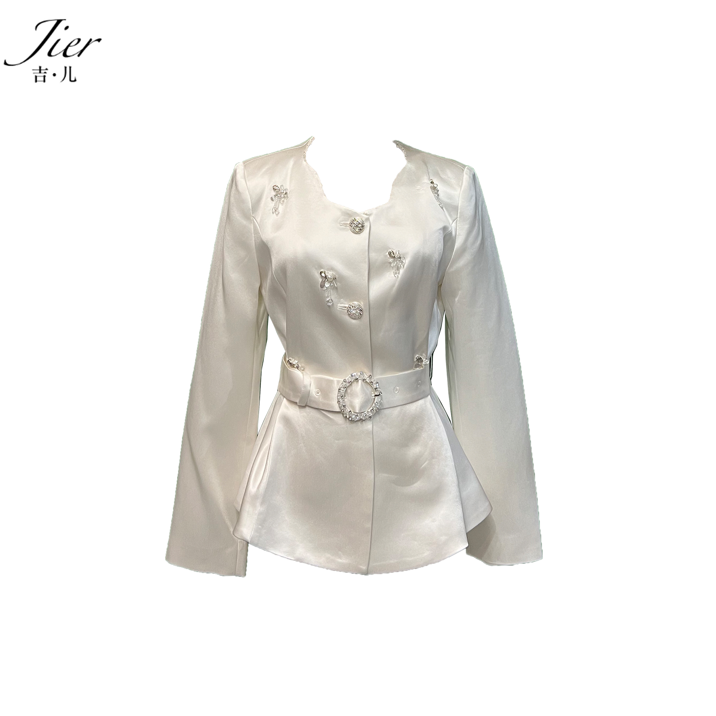 【Jier吉儿】原创设计师 高定系列轻奢时尚气质法式显瘦短款西装
