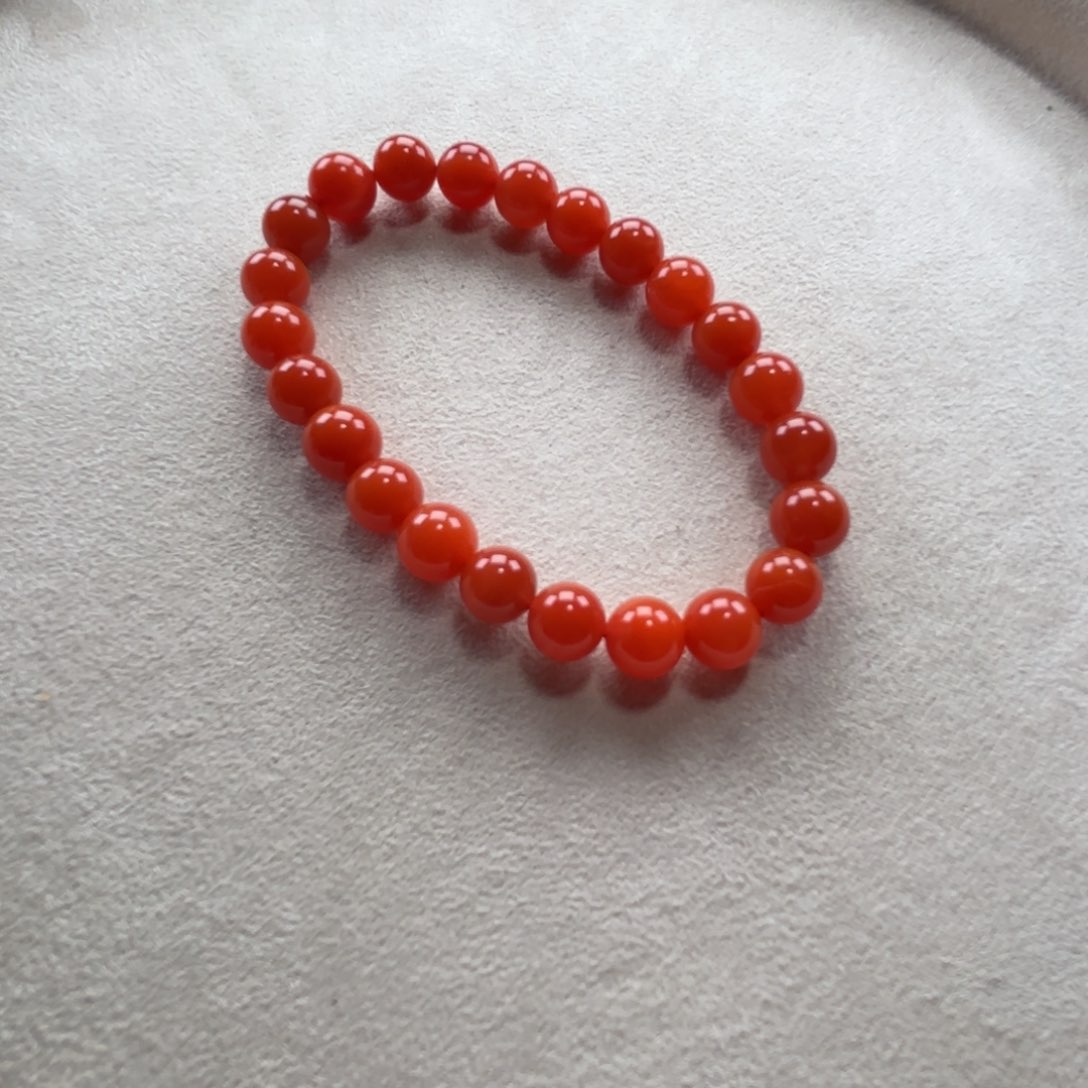 南红玛瑙8➕手串未镶嵌
