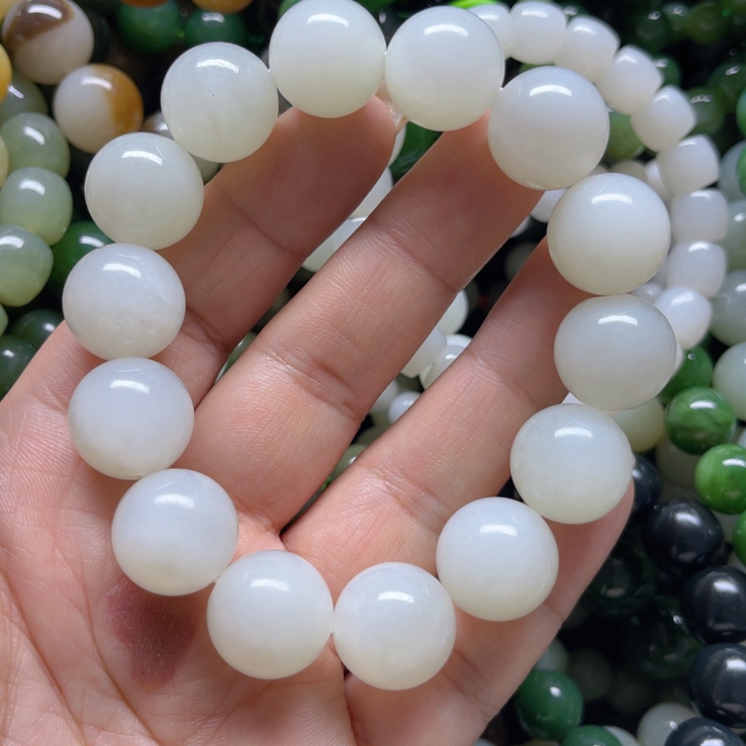 和田玉手链未镶嵌