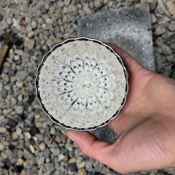 冰清玉洁 银凤凰杯主人杯陶瓷传统手工制作.匠心传承