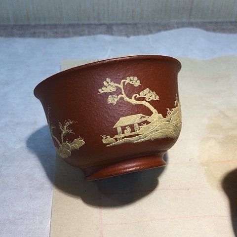 紫砂茶壶画*紫砂壶茶具