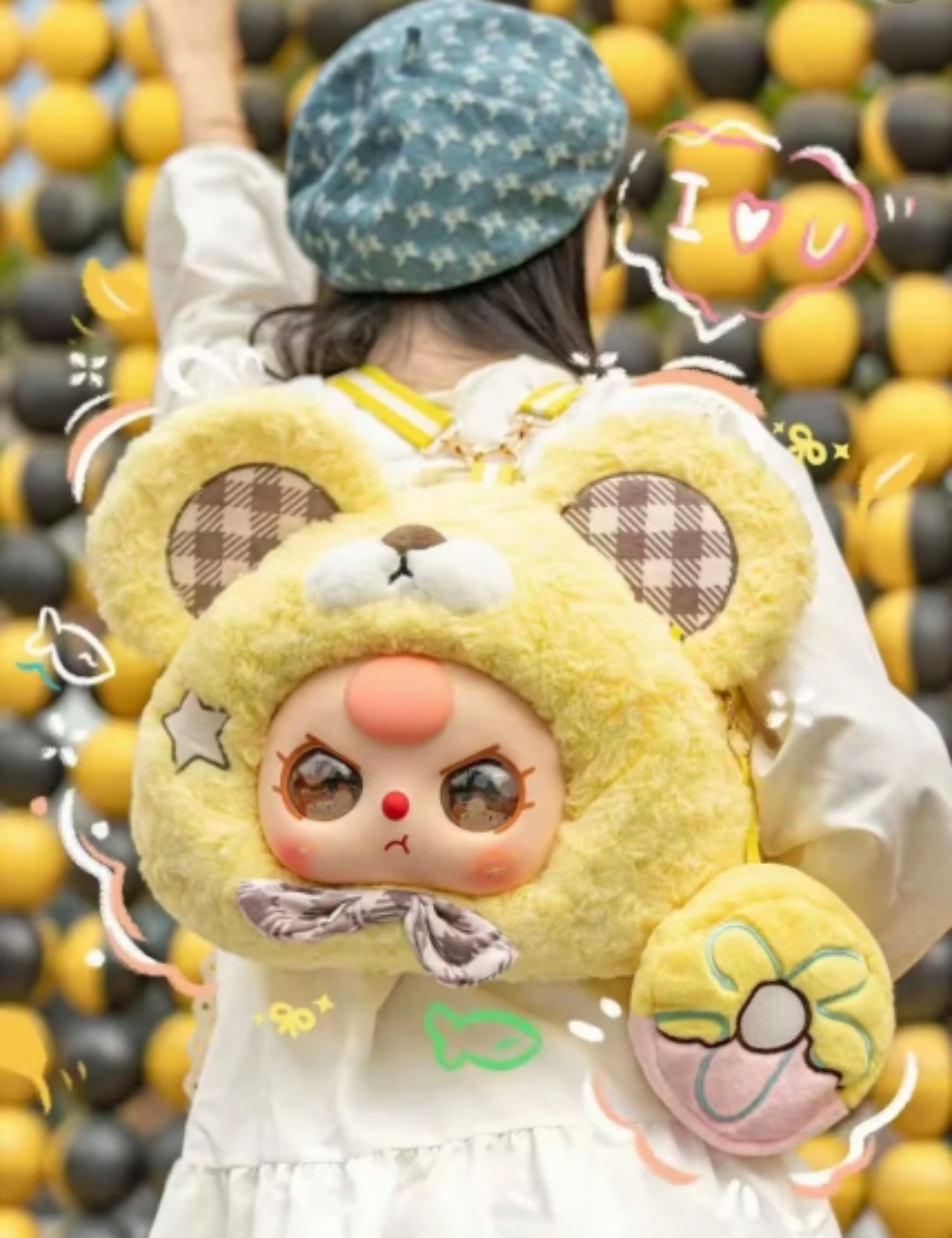 熊宝甜甜圈背包盲盒