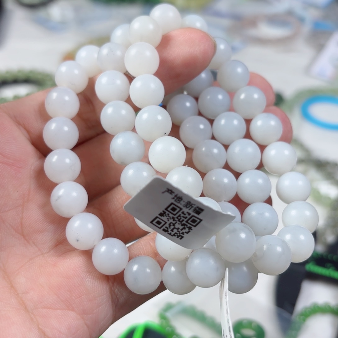 和田玉手链拍一发一多样性未镶嵌