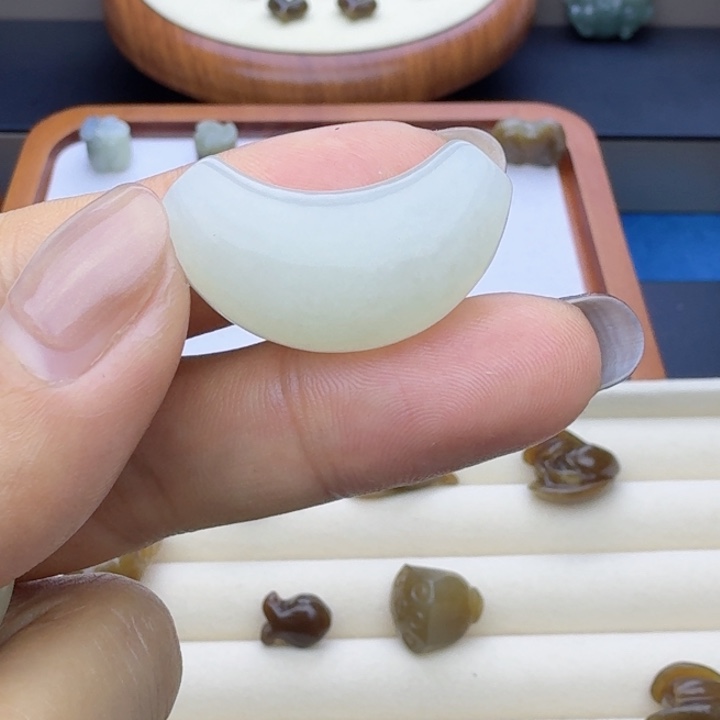 原***你和田玉（糖玉）未镶嵌车挂