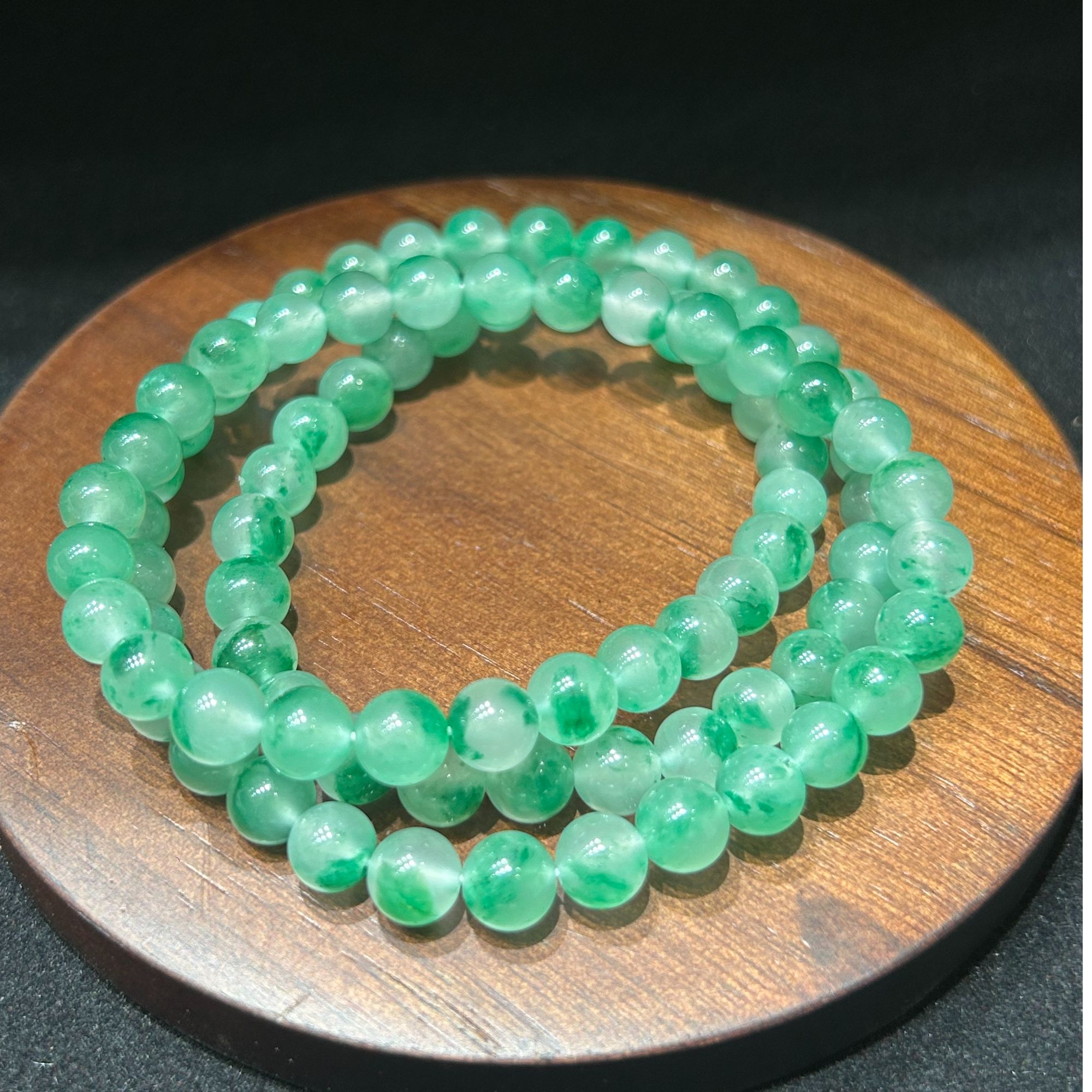 天然非洲翠项链卡6