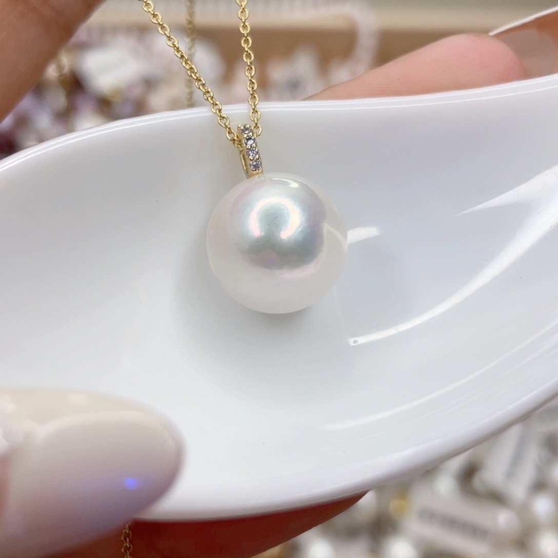 淡水珍珠未镶嵌吊坠(赠链)