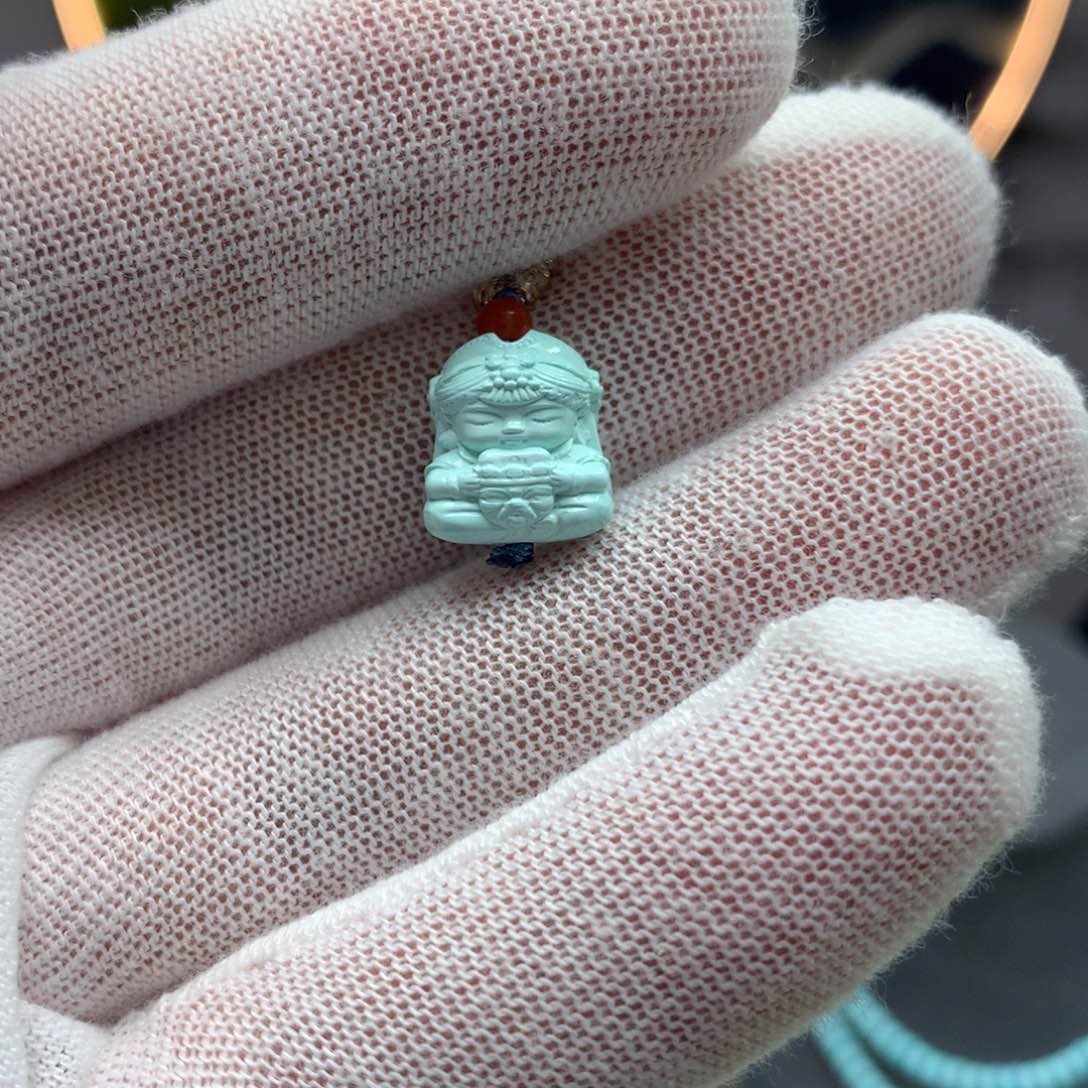 绿松石挂件未镶嵌