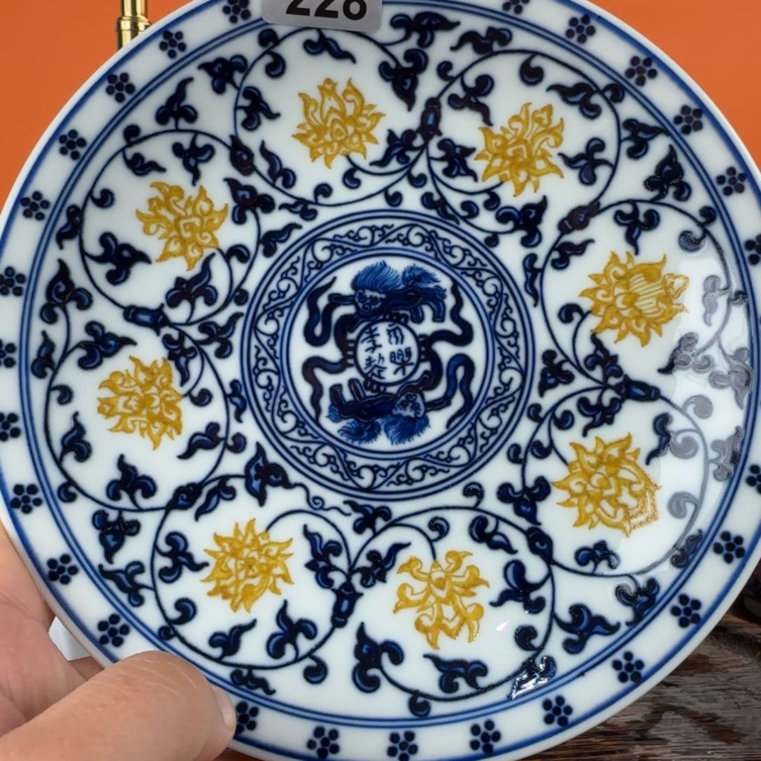 瓷片景德镇手绘青花茶器228