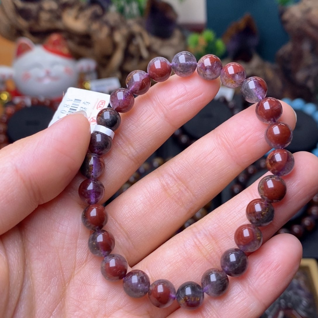 水晶A022极光天眼单圈7m未镶嵌