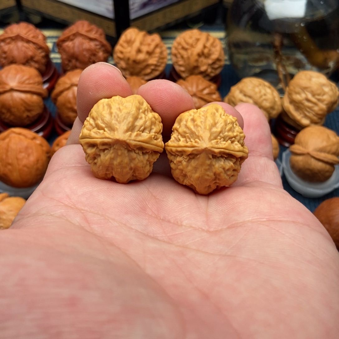 文玩核桃把件T*T小粗筋