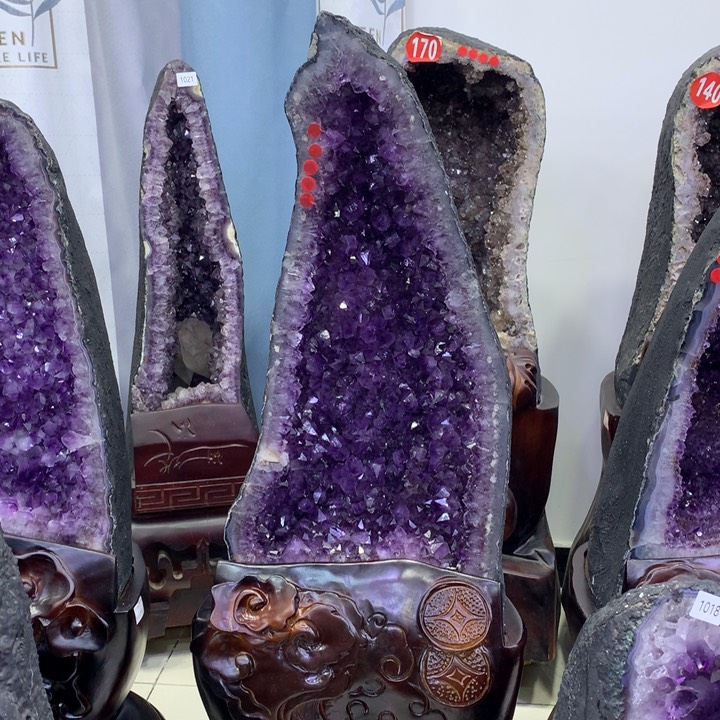 水晶紫水晶未镶嵌