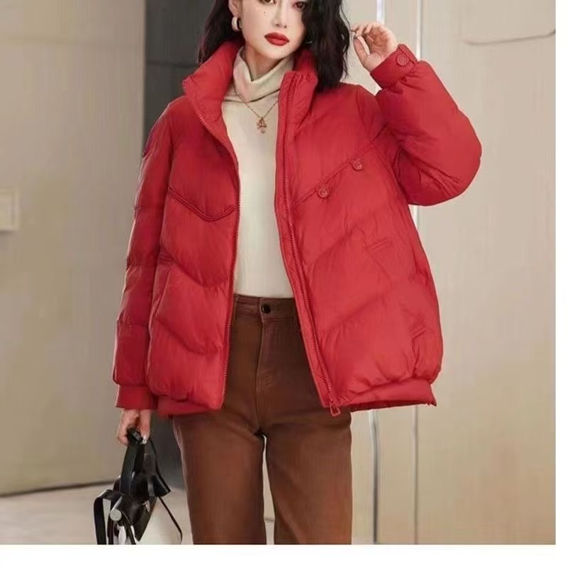 【万达撤柜】宽松时尚两粒扣羽绒服