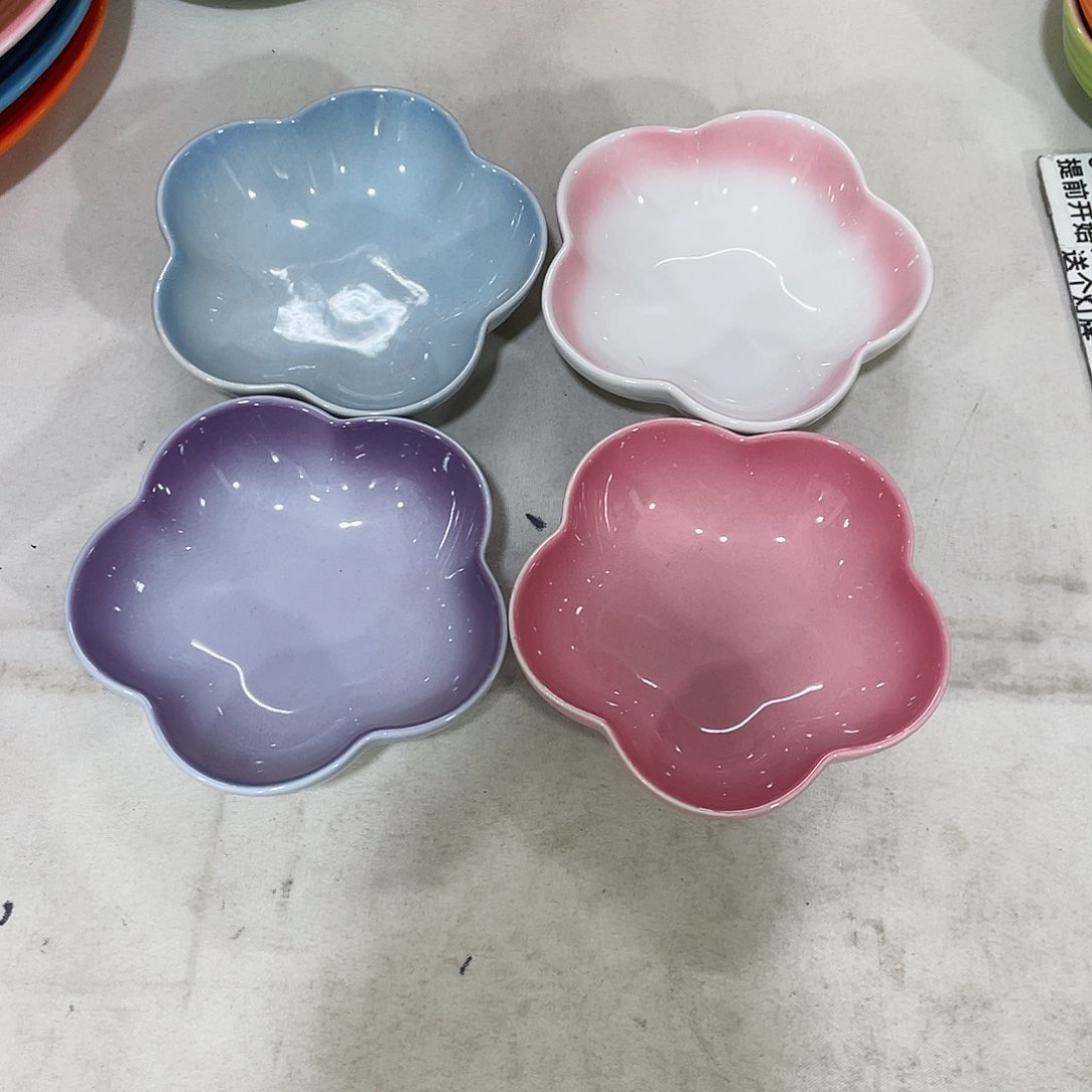 瓷片微瑕陶瓷餐具家用 两个精品