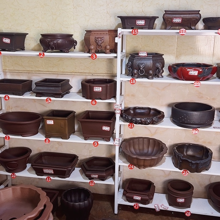 紫砂花盆紫砂花盆