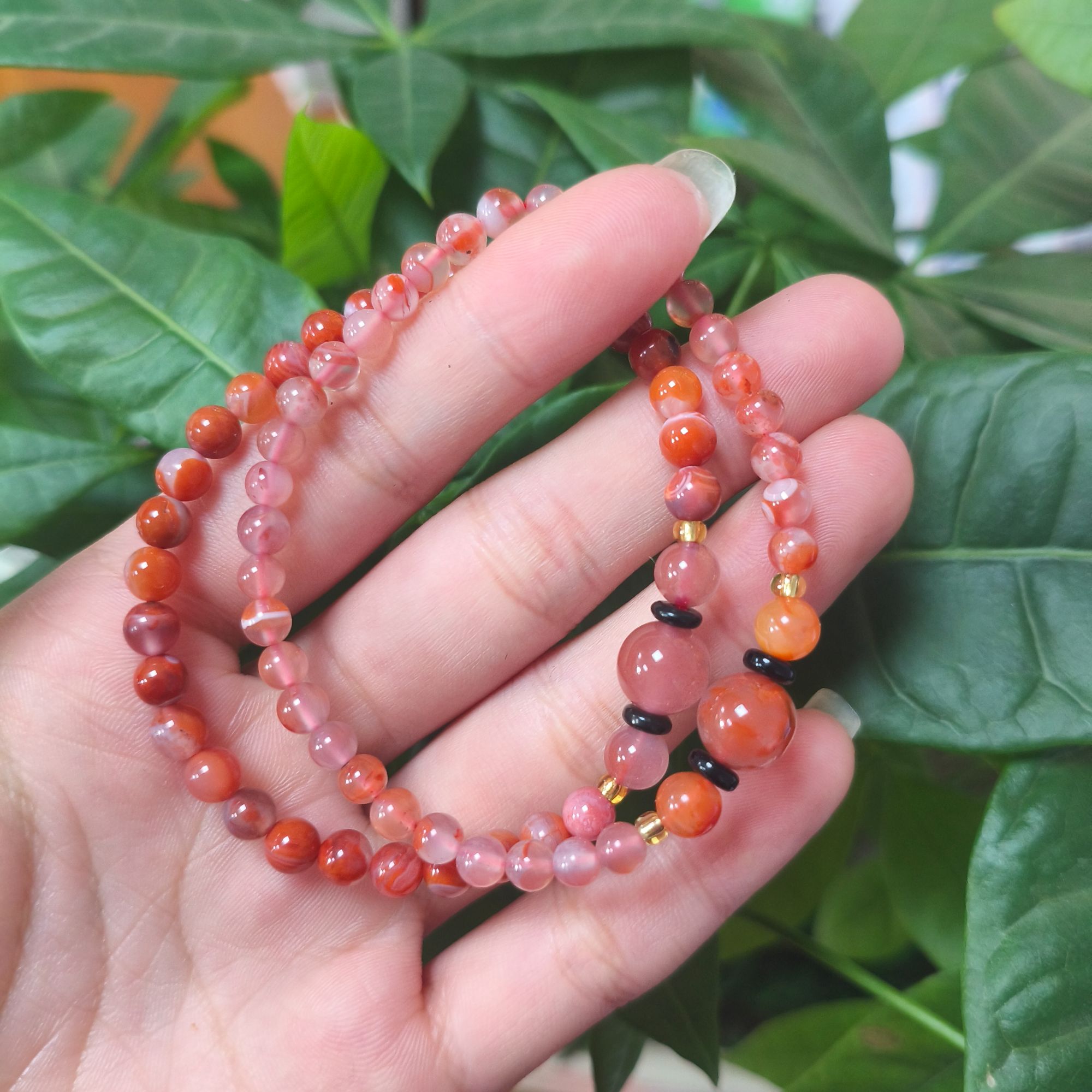 天然南红玛瑙diy手串