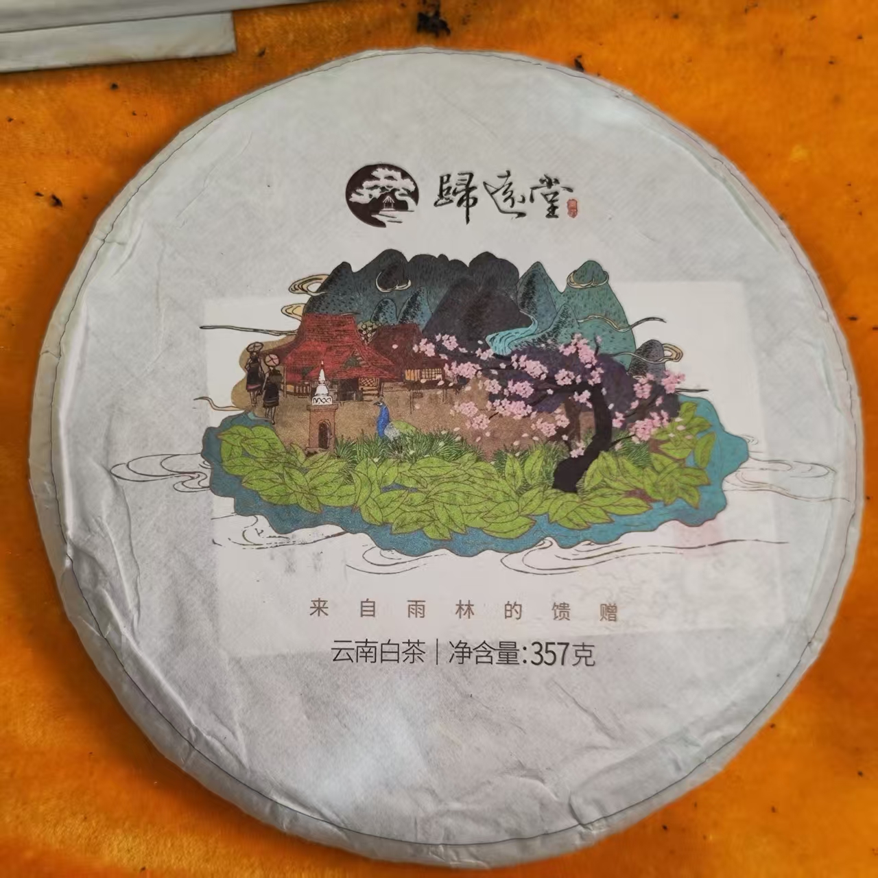 2019年 桃花源 雨林古树 云南白茶