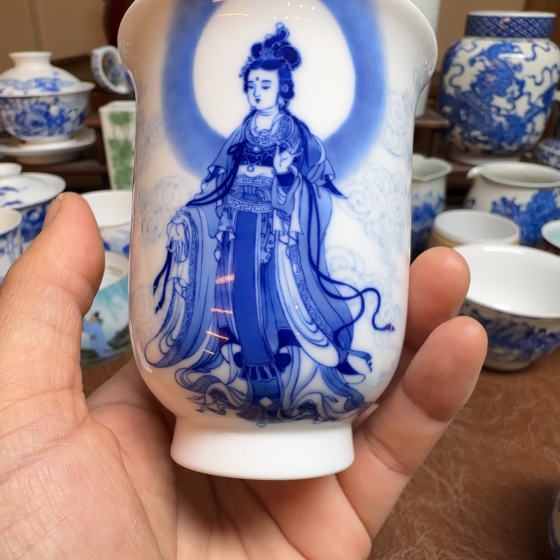 摆件陶今天晚上的月亮好圆啊