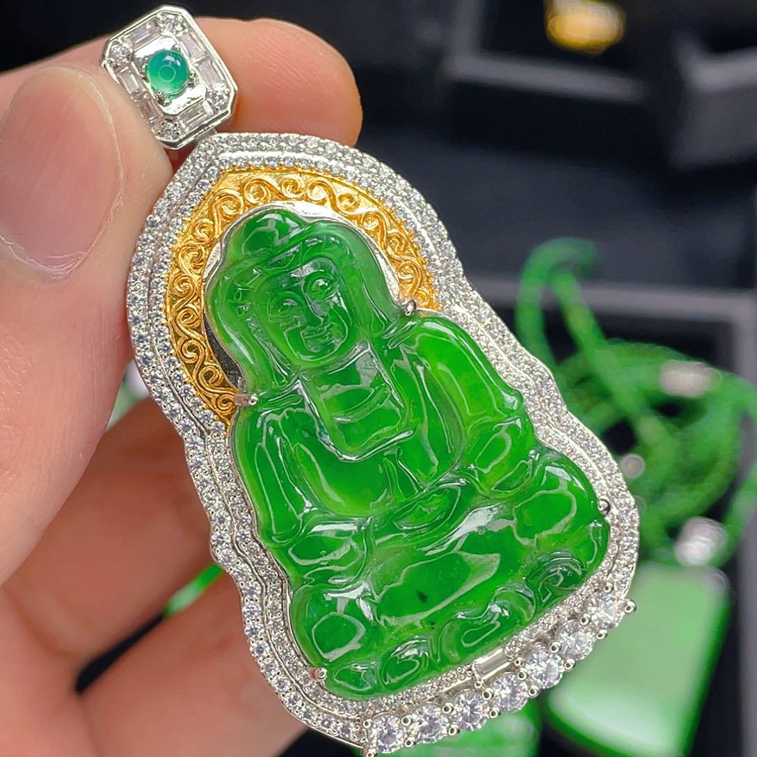 翡翠吊坠(不含链)未镶嵌