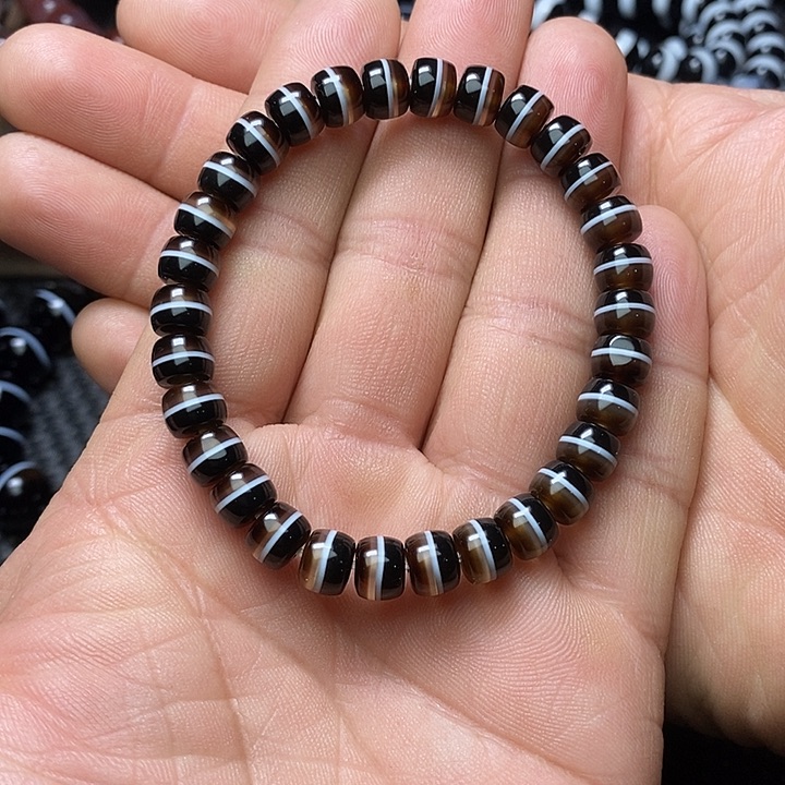 玛瑙/玉髓手链未镶嵌牛*