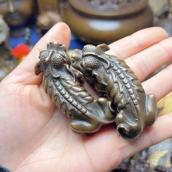 铜器摆件老王直播间