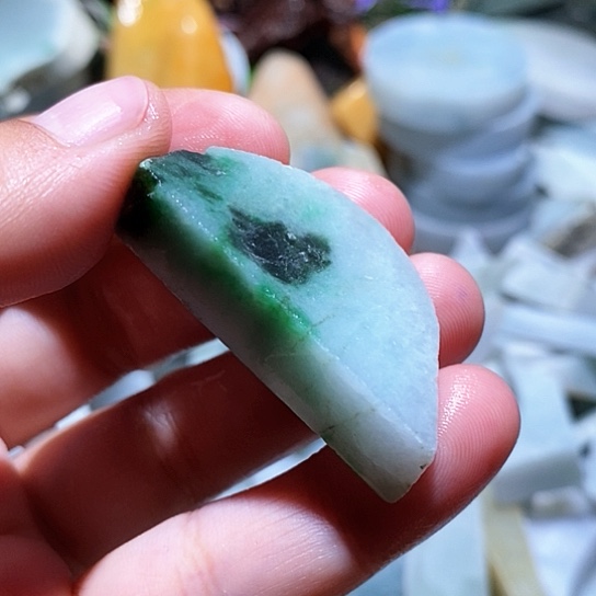 翡翠散珠边角料273