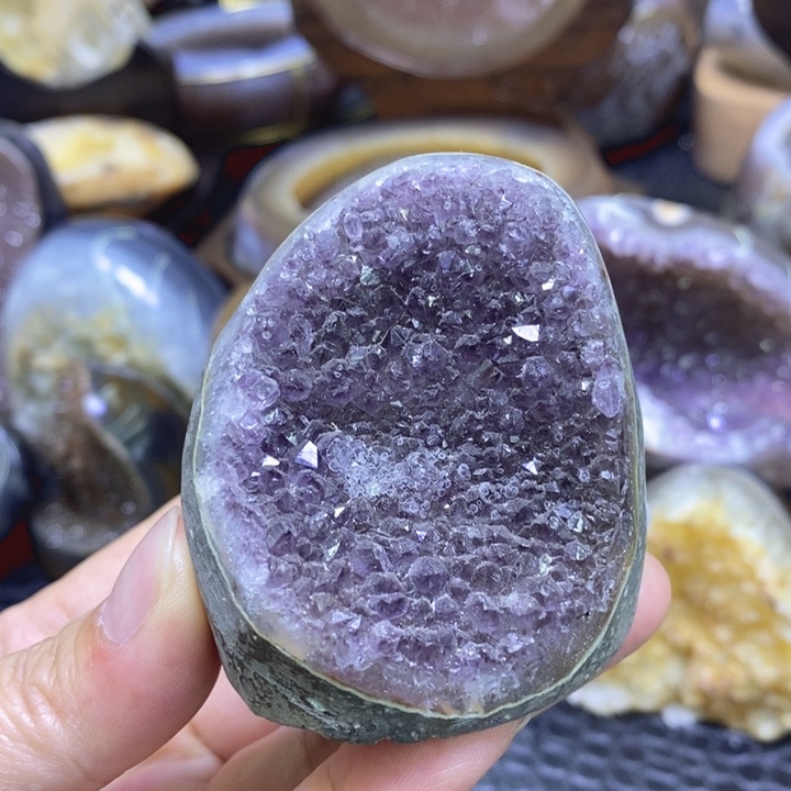 未镶嵌珠宝半成品紫晶